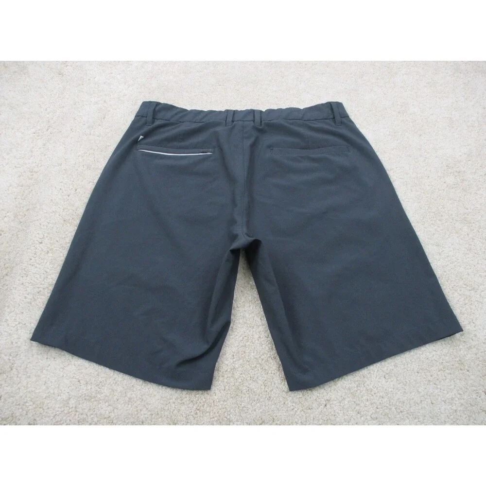 Primo Shorts Mens 32 Blue Performance Stretch Golf Chino Casual 9